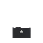 Vivienne Westwood Black Calf Leather Bos Taurus Wallet
