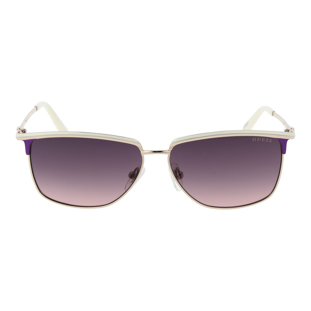 Guess White Metal Sunglasses Secondary image