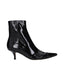 Maison Margiela Black Leather Ankle Boots