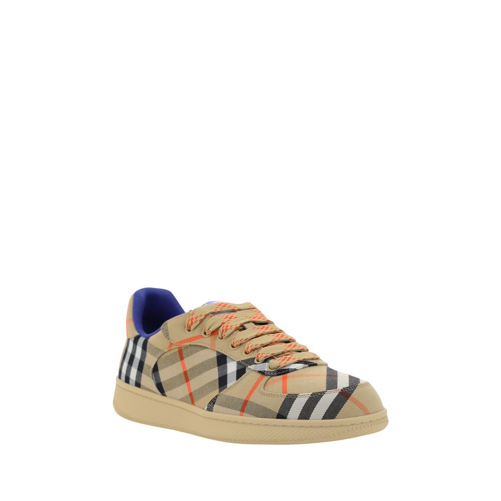 Burberry Beige Polyester Low Top Sneakers Secondary image