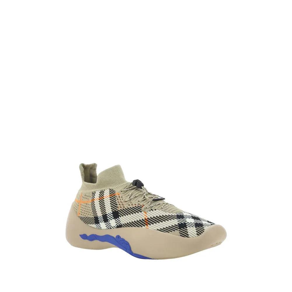 Burberry Brown Polyester Athletic Sneakers Secondary image