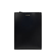 Jil Sander Black Calf Leather Bos Taurus Shoulder Bag