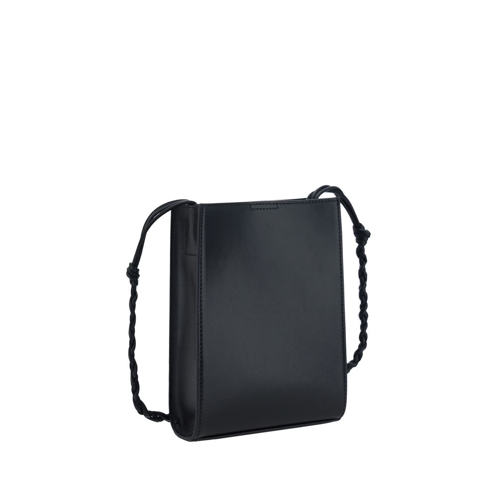 Jil Sander Black Calf Leather Bos Taurus Shoulder Bag
