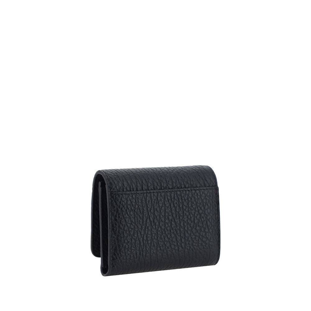 Margiela Black Calf Leather Bos Taurus Wallet