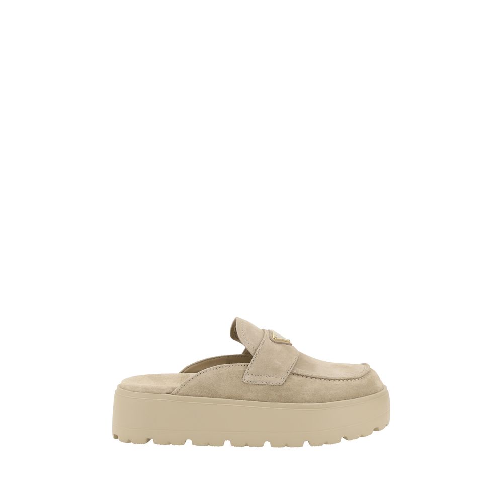Prada Beige Rubber Mules Main image