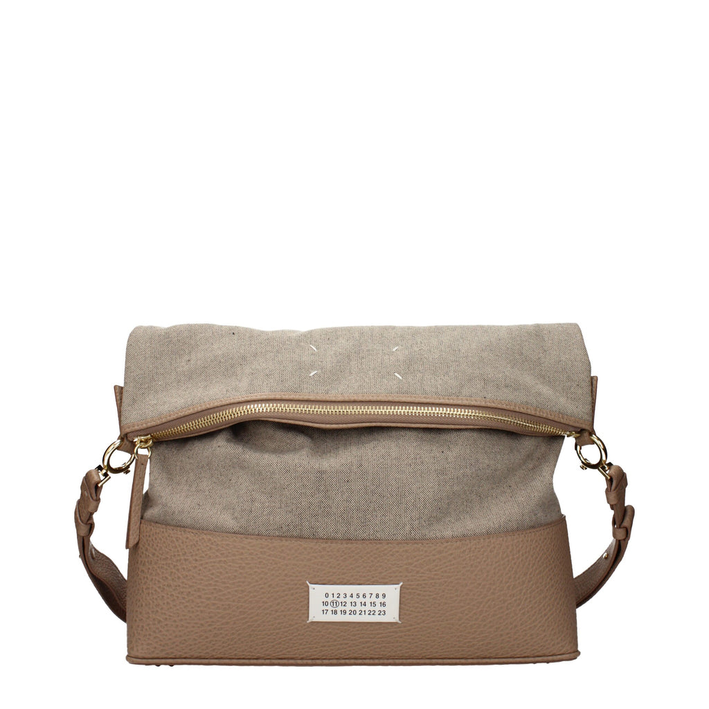 Maison Margiela Beige Fabric Shoulder Bag - Zachava