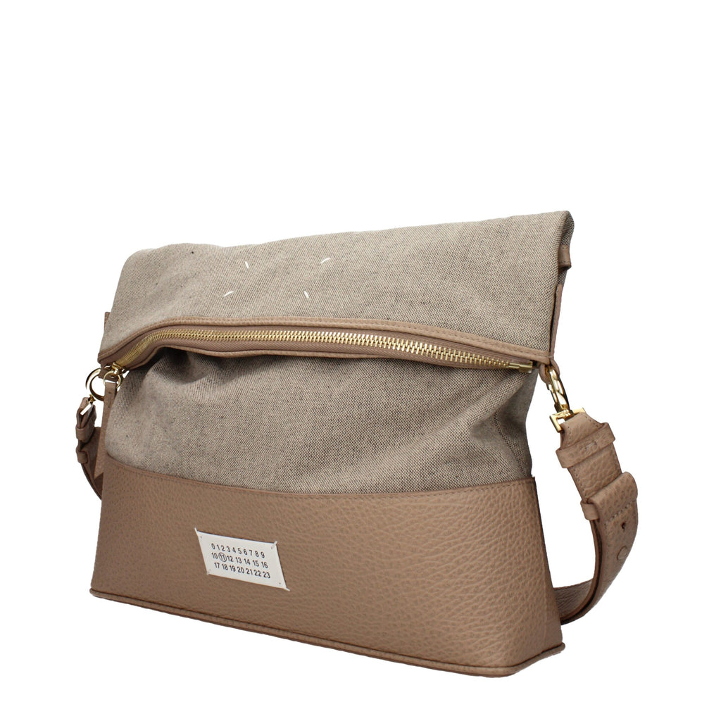 Maison Margiela Beige Fabric Shoulder Bag - Zachava