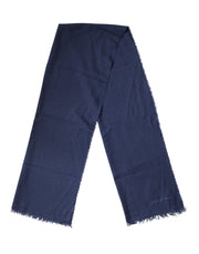 Dolce & Gabbana Scarf Blue Cashmere Neck Wrap Shawl Men