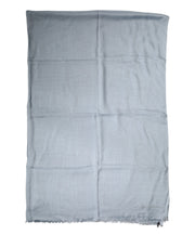 Dolce & Gabbana Light Blue Cashmere Knitted Shawl for Women