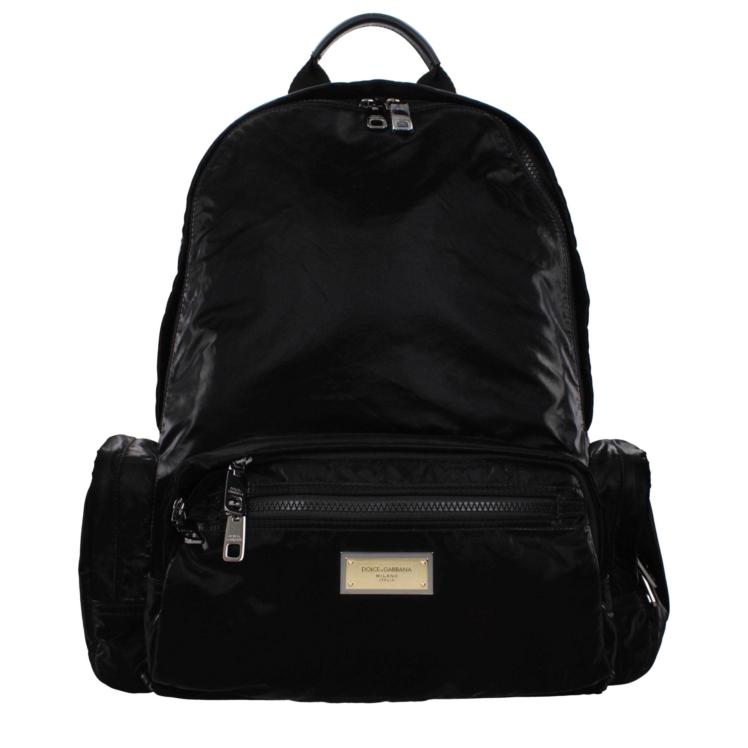 Dolce & Gabbana Black Nylon Backpack Main image