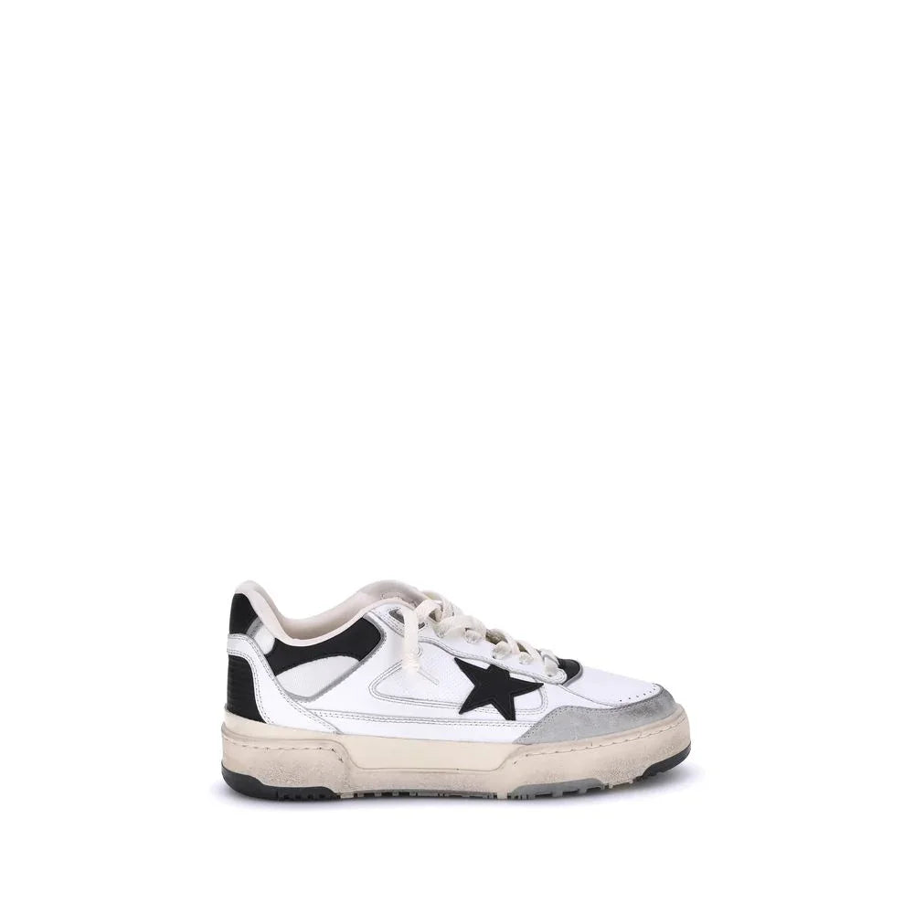 Golden Goose White Calf Leather Bos Taurus Chunky Sneakers - Zachava Main image