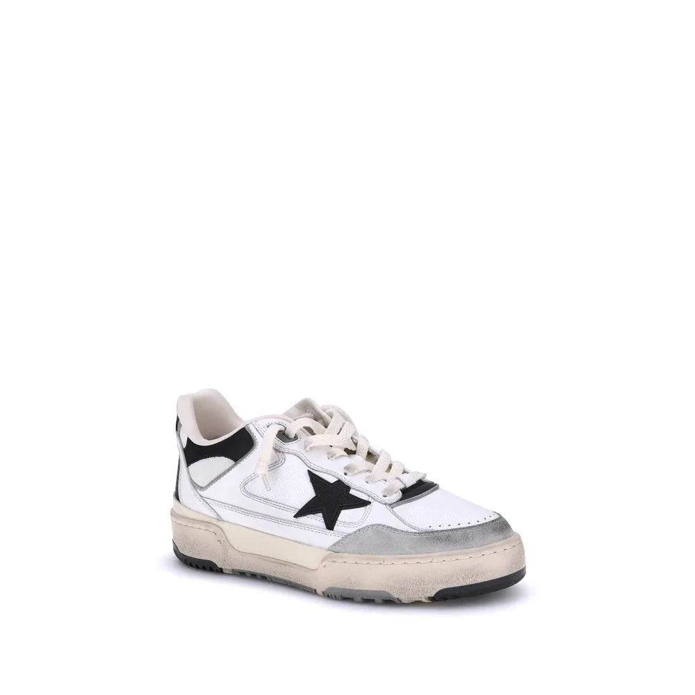 Golden Goose White Calf Leather Bos Taurus Chunky Sneakers Secondary image