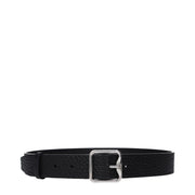 Burberry Black Leather Regular Belt