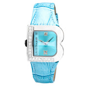 Laura Biagiotti Blue Leather Dress Watch