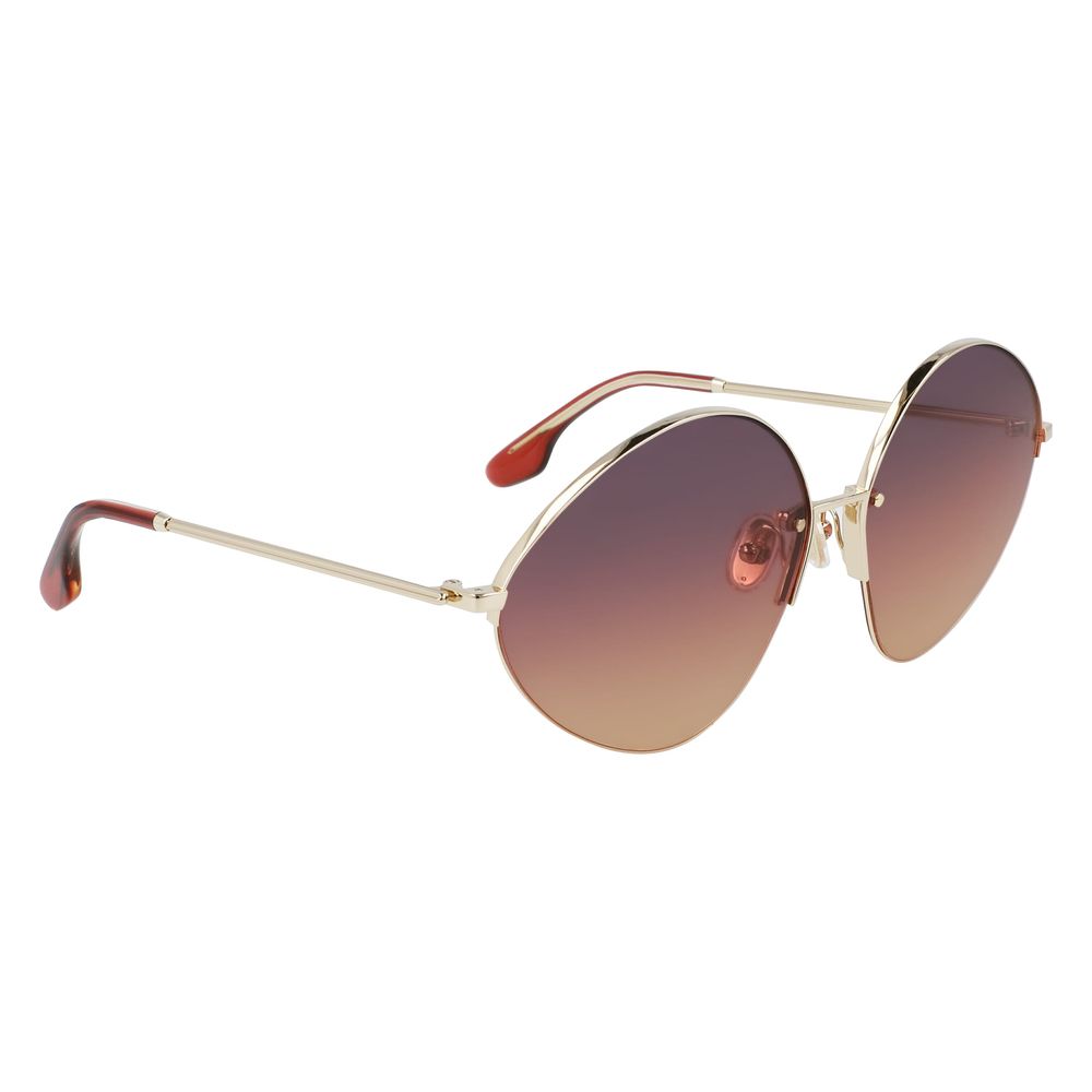 Victoria Beckham Gold Metal Sunglasses