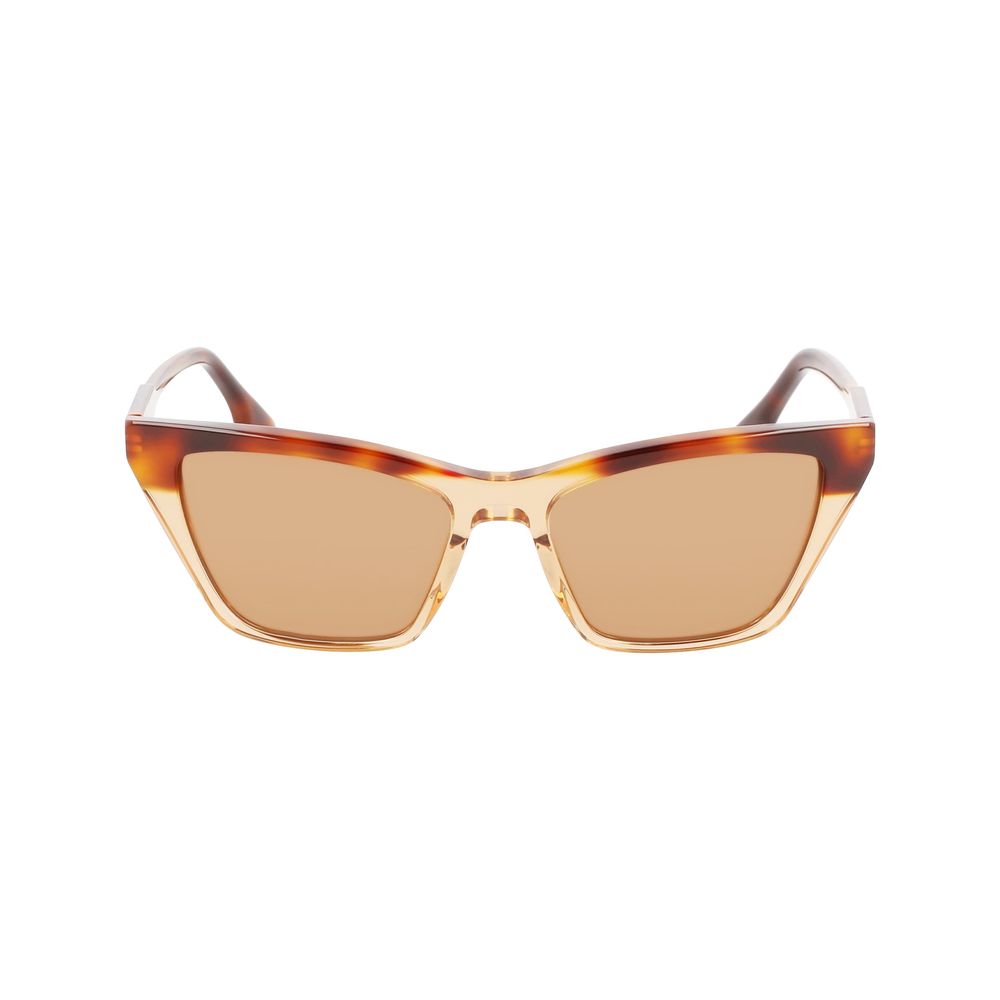 Victoria Beckham Brown Acetate Sunglasses