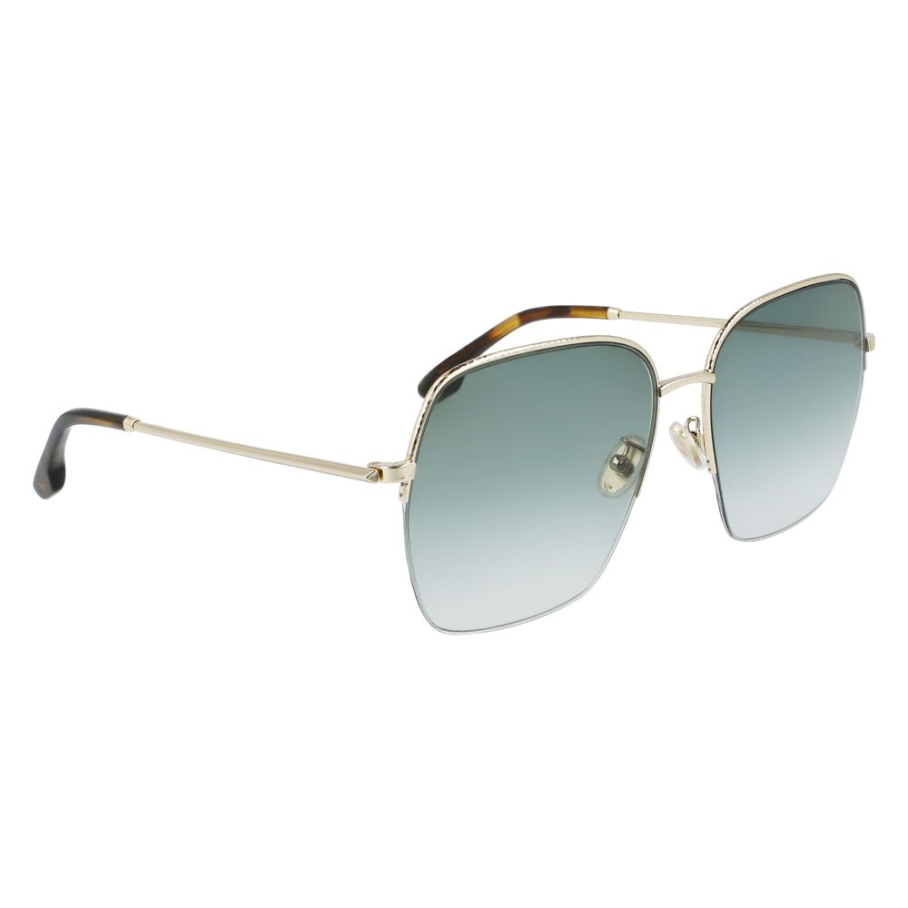 Victoria Beckham Gold Metal Sunglasses