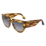 Victoria Beckham Brown Acetate Sunglasses