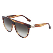 Victoria Beckham Brown Acetate Sunglasses