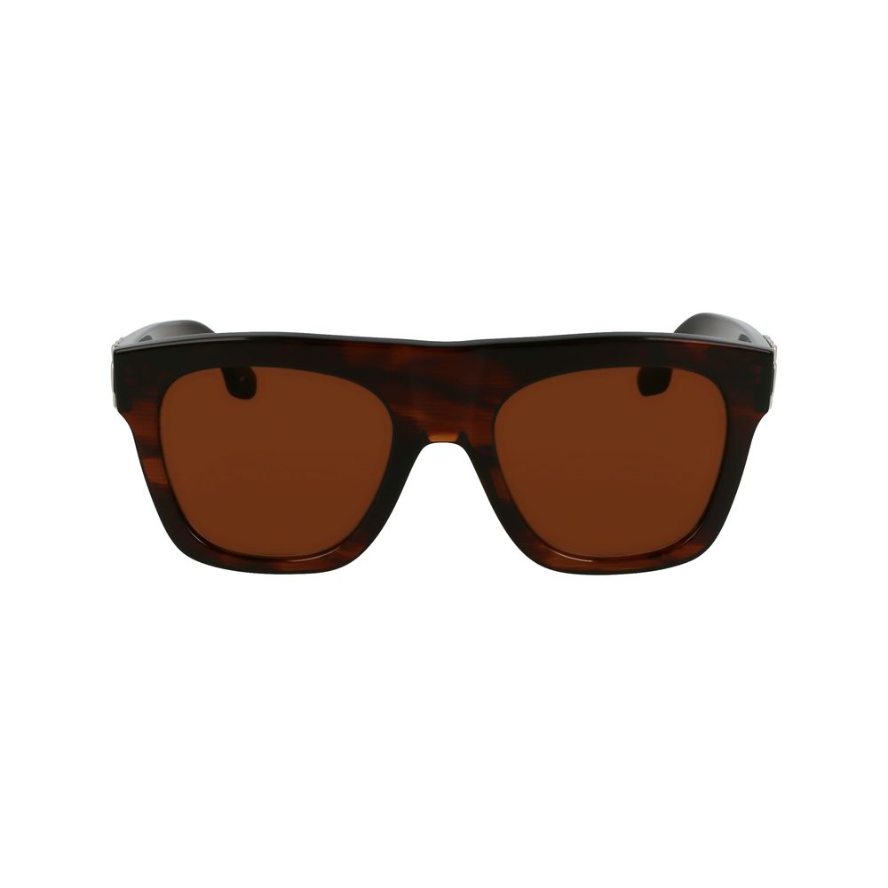 Victoria Beckham Brown Acetate Sunglasses