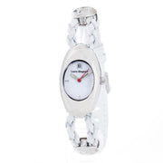 Laura Biagiotti White Leather Dress Watch