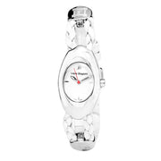 Laura Biagiotti White Leather Dress Watch