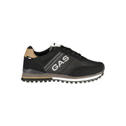 Gas Black Polyester Men Sneaker