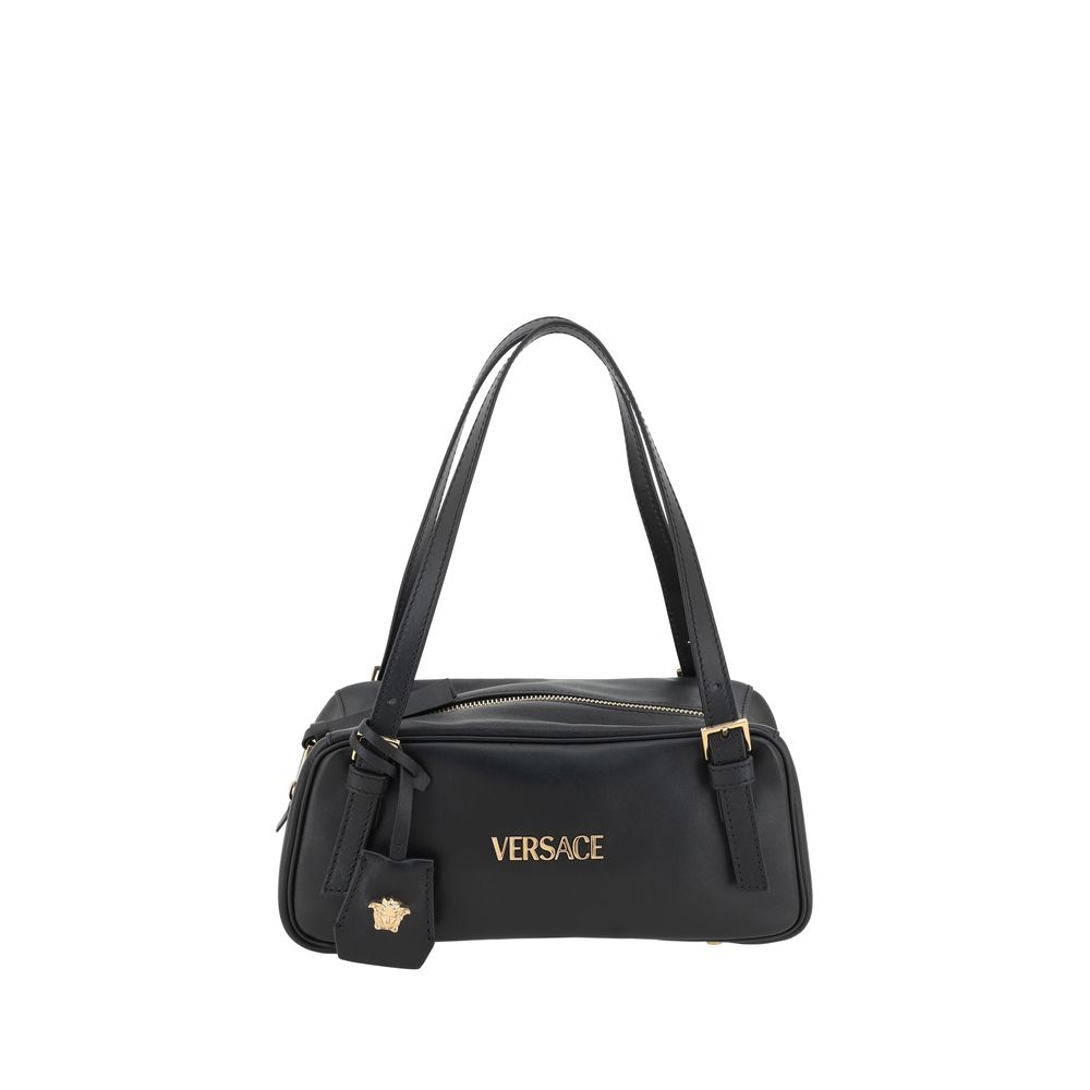 Versace Black Lamb Ovis Aries Aries Shoulder Bag