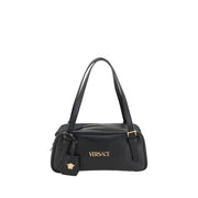 Versace Black Lamb Ovis Aries Aries Shoulder Bag