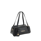 Versace Black Lamb Ovis Aries Aries Shoulder Bag
