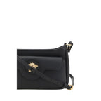 Versace Black Calf Leather Bos Taurus Shoulder Bag