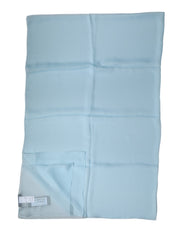 Dolce & Gabbana Light Blue Stole Silk Neck Wrap Shawl Scarf for Men