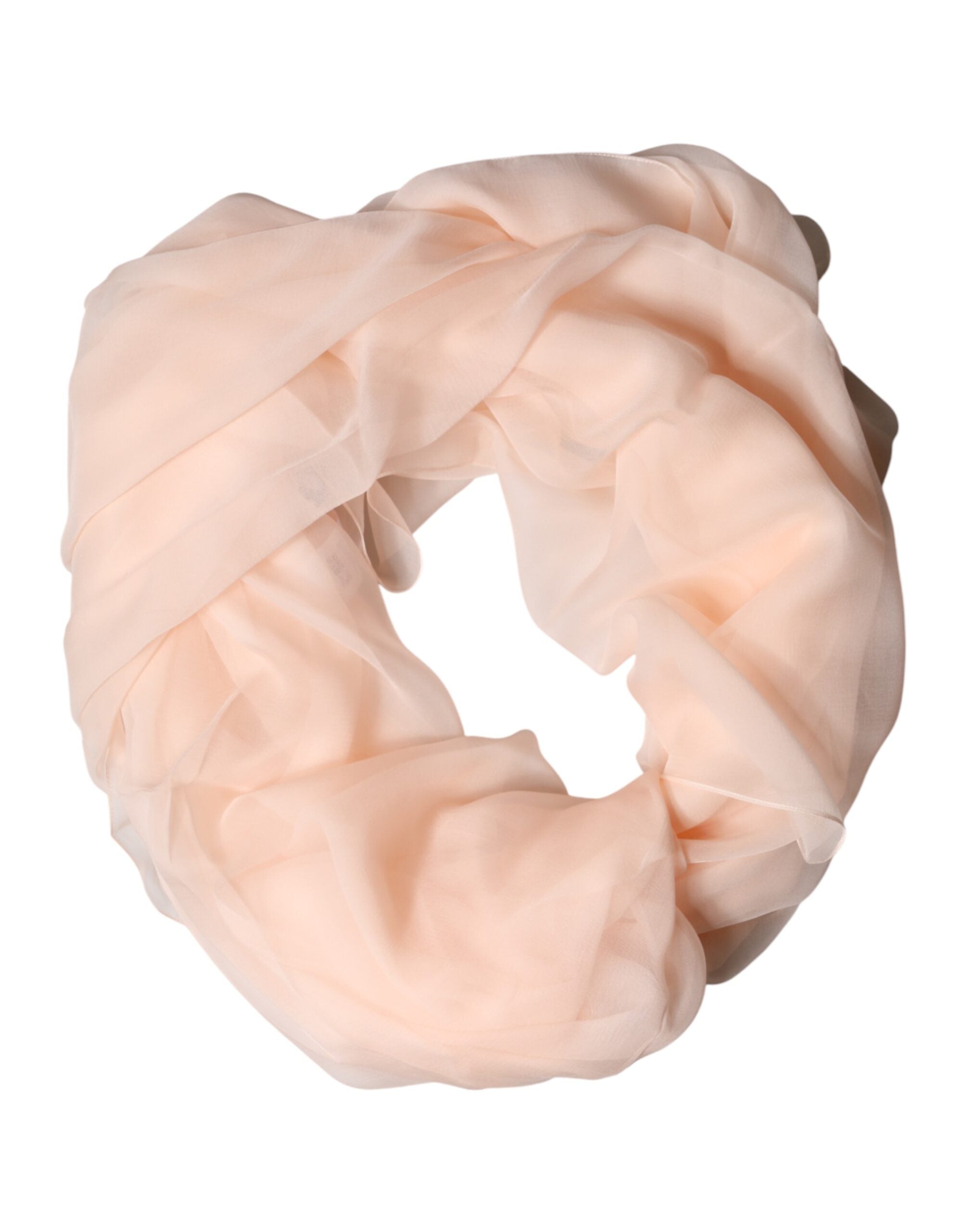 Dolce & Gabbana Light Pink Stole Silk Neck Wrap Shawl Scarf for Men