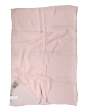 Dolce & Gabbana Light Pink Stole Silk Neck Wrap Shawl Scarf for Men