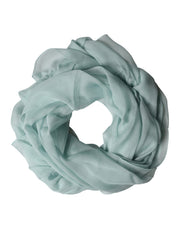 Dolce & Gabbana Light Teal Silk Stole Neck Wrap Shawl  Scarf