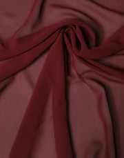 Dolce & Gabbana Maroon Silk Stole Neck Wrap Shawl Men 200cm x 130cm  Scarf