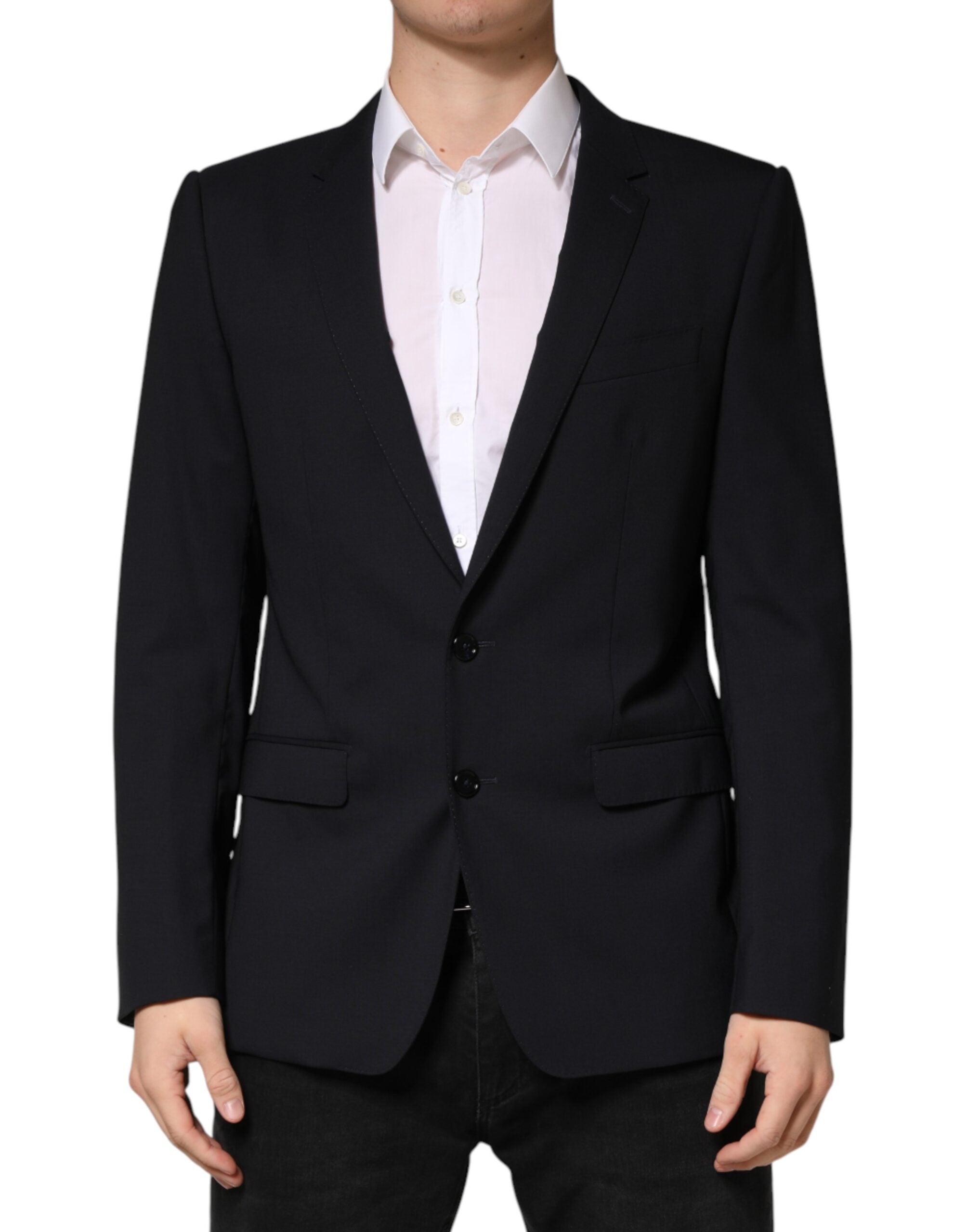 Dolce & Gabbana Black Wool Single Breasted 2 Button Blazer Secondary image