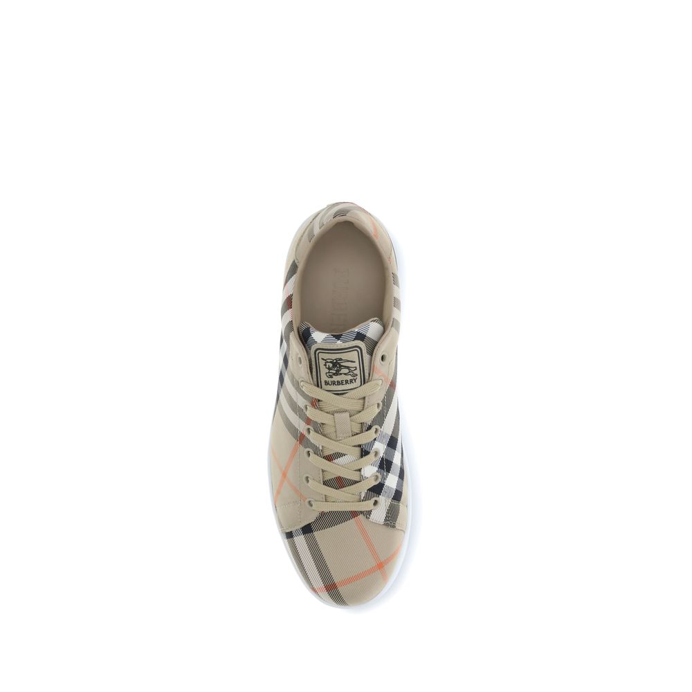 Burberry Multicolor Calf Leather Bos Taurus Low Top Sneakers