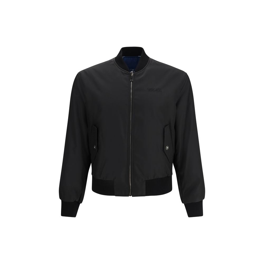 Versace Black Polyamide Bomber Main image