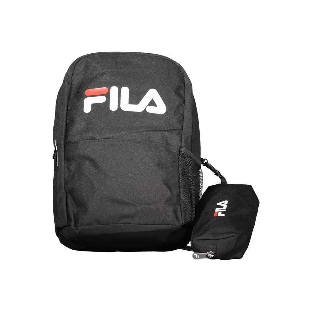 Fila Black Polyester Men Backpack Main image