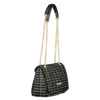 Mario Valentino Nero Polyurethane Women Shoulder Bag