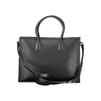 Mario Valentino Black Polyurethane Women Handbag