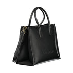 Mario Valentino Black Polyurethane Women Handbag