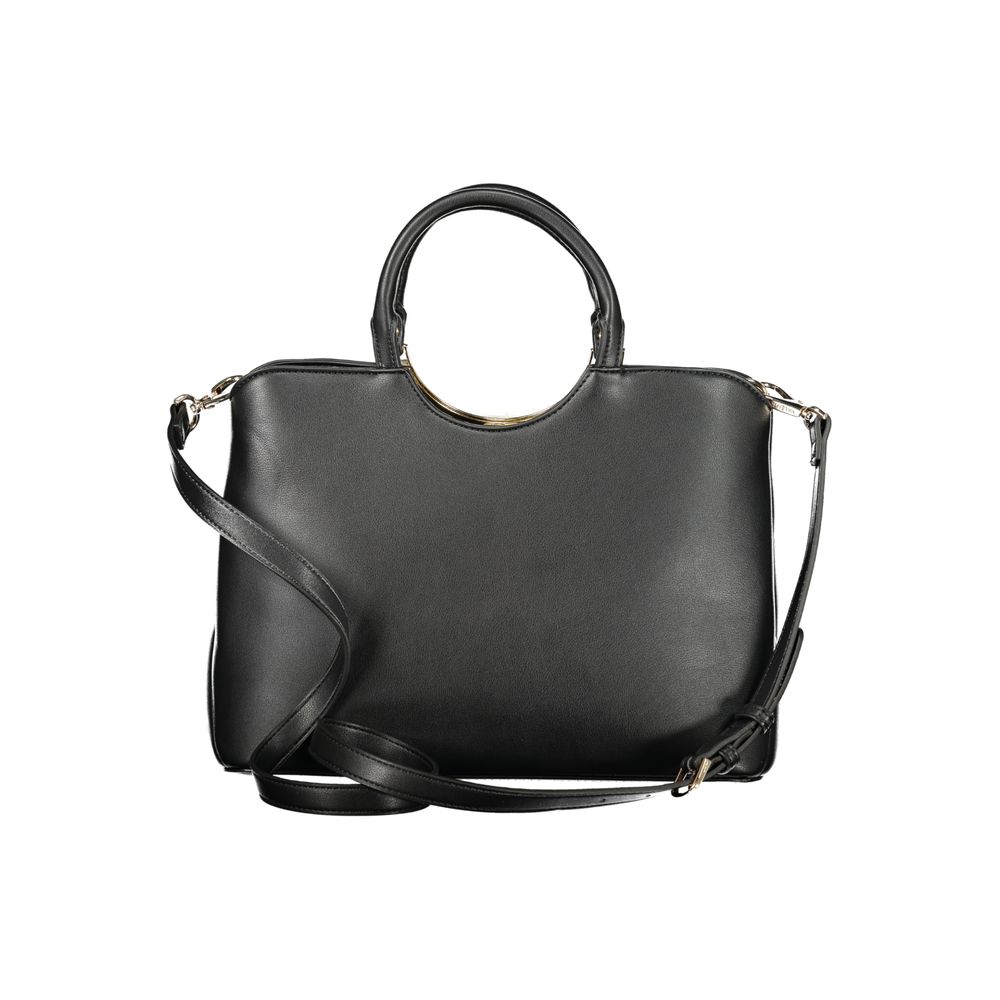 Mario Valentino Black Polyurethane Women Handbag Secondary image