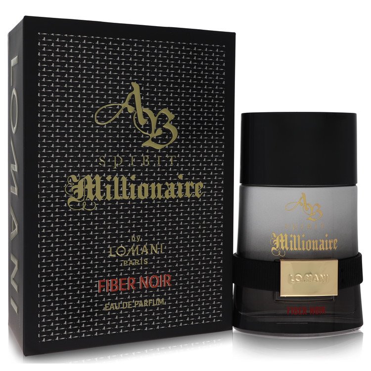 Ab Spirit Millionaire Fiber Noir Eau De Parfum Spray By Lomani - Zachava.com