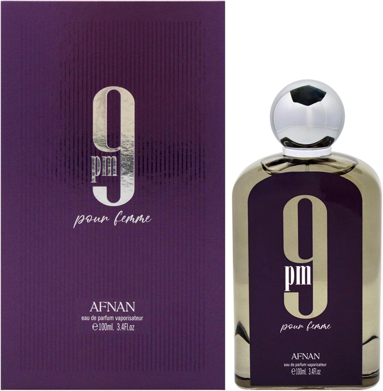 AFNAN 9 PM POUR FEMME 3.4 EAU DE PARFUM SPRAY
 Main image