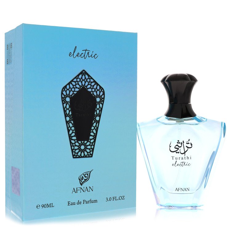 Afnan Turathi Electric Eau De Parfum Spray (Unisex) By Afnan, Cologne for Men, available at Zachava.com.
