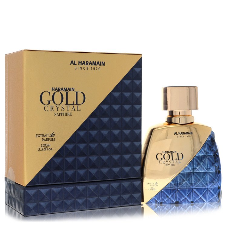 Al Haramain Gold Crystal Sapphire Extrait De Parfum Spray By Al Haramain, Cologne for Men, available at zachava.com