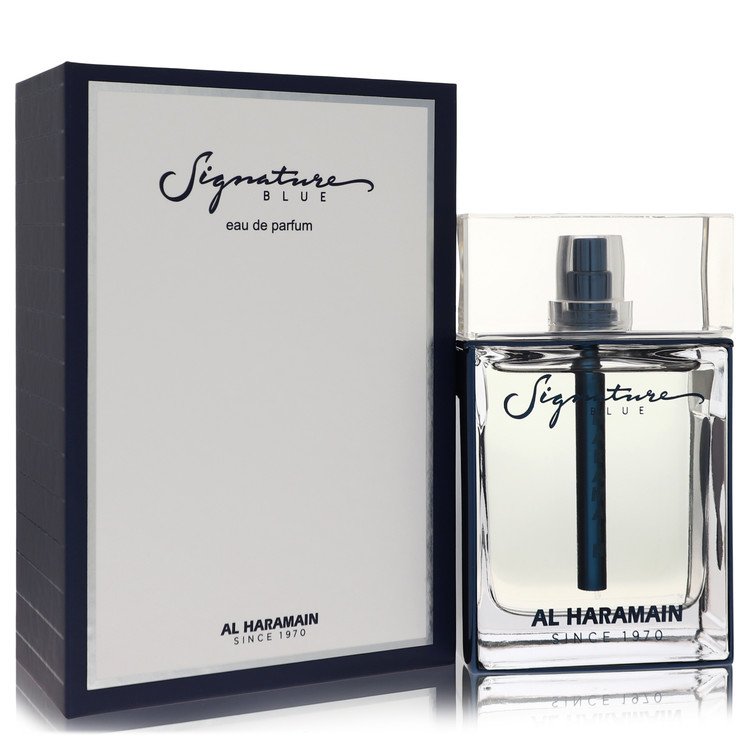 Al Haramain Signature Blue Eau De Parfum Spray By Al Haramain, Cologne for Men, available at zachava.com