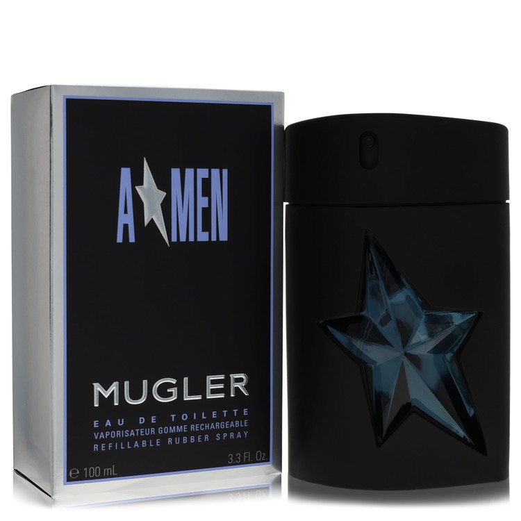 Angel Eau De Toilette Spray Refillable (Rubber) By Thierry Mugler, Cologne for Men, available at zachava.com